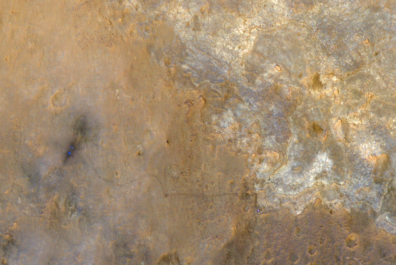 Illustration for article titled This Is How A Martian Eagle Would See Curiosity